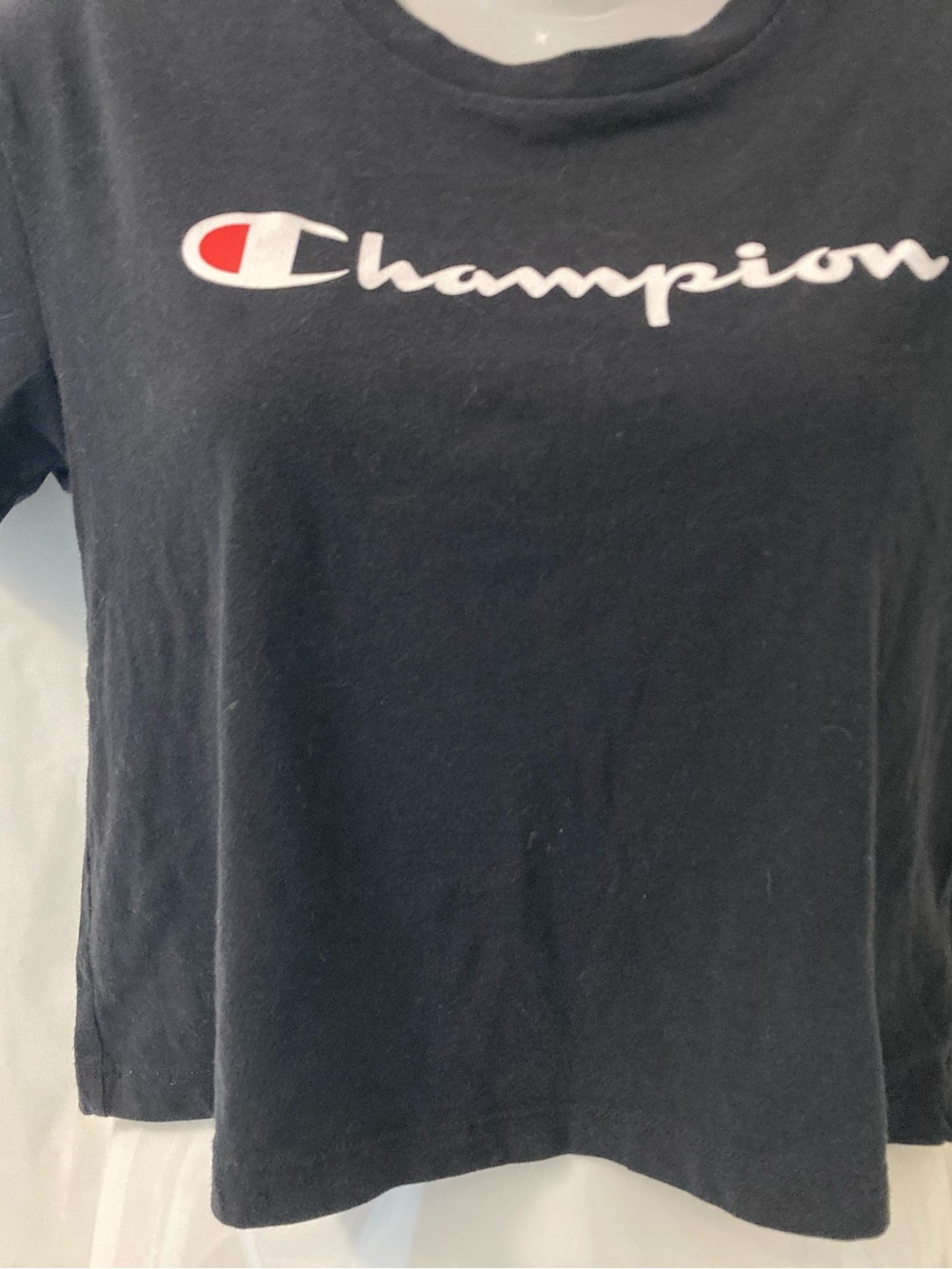 Champion Women’s Black Logo T-Shirt Size M